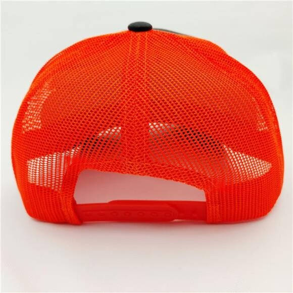 Timberjack Hat Yupoong Trucker Cap Embroidered Logo Hi-Vis Orange Snapback New main image 4